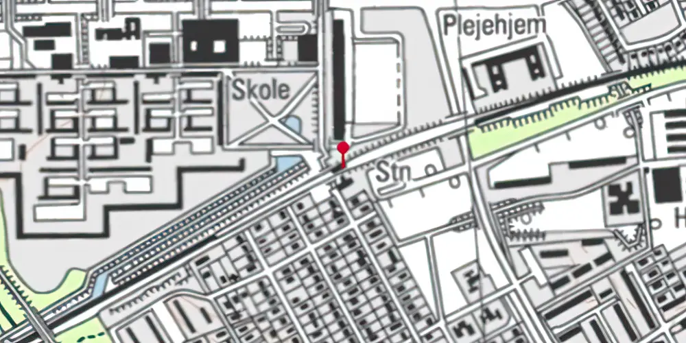 Historisk kort over Avedøre S-togstrinbræt Historisk kort over Avedøre S-togstrinbræt