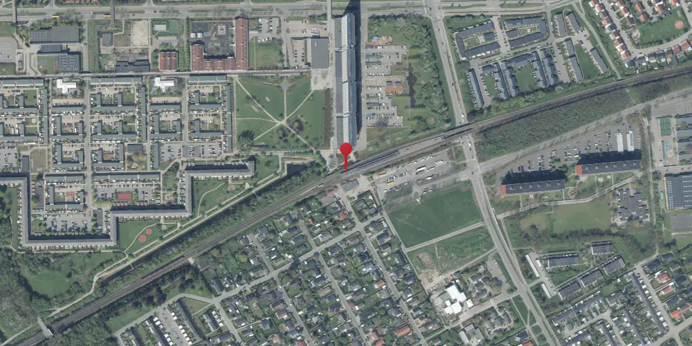 Historisk kort over Avedøre S-togstrinbræt Historisk kort over Avedøre S-togstrinbræt