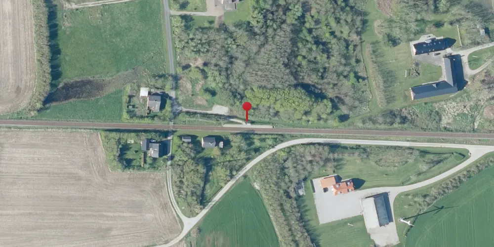 Historisk kort over Balleby Trinbræt