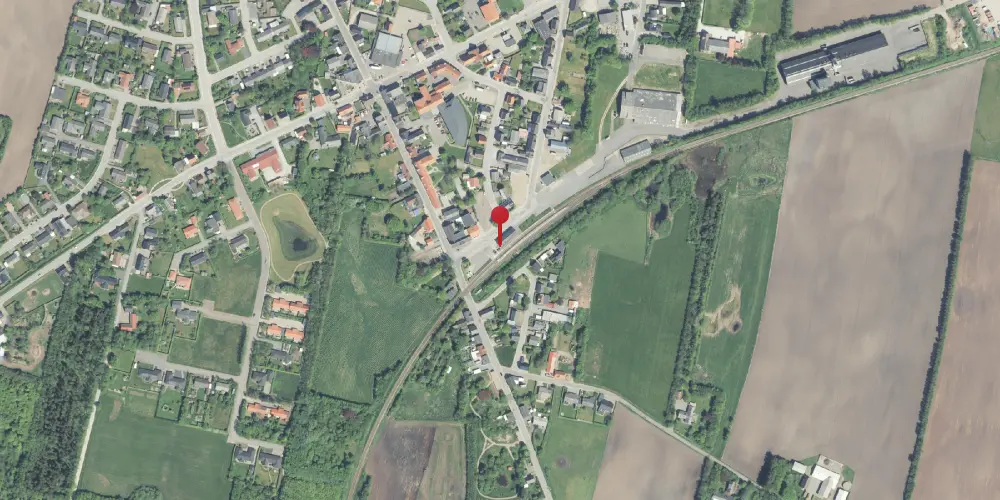 Historisk kort over Bedsted Thy Trinbræt