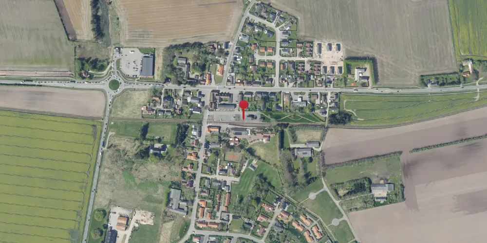 Historisk kort over Billum Trinbræt Historisk kort over Billum Trinbræt