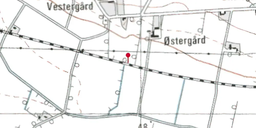 Historisk kort over Birk Centerpark Trinbræt