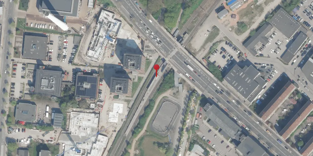 Historisk kort over Bispebjerg S-togstrinbræt