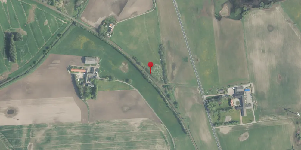 Historisk kort over Borupgård Trinbræt med Sidespor