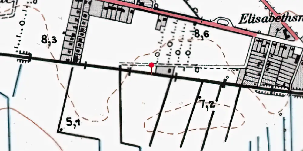 Historisk kort over Boulevarden Trinbræt