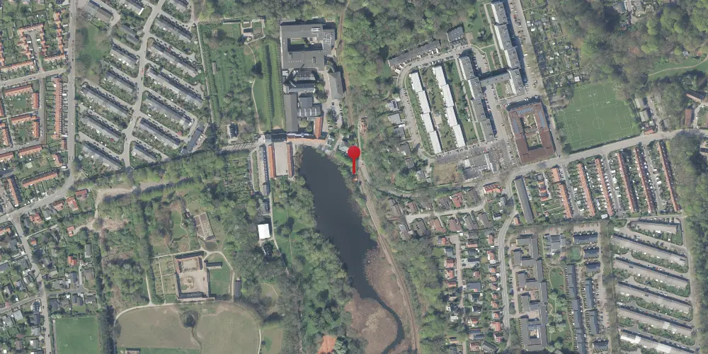 Historisk kort over Brede Station