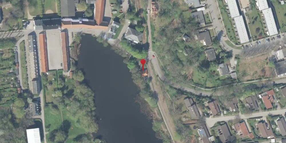 Historisk kort over Brede Station