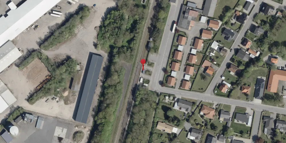 Historisk kort over Bredebro Trinbræt