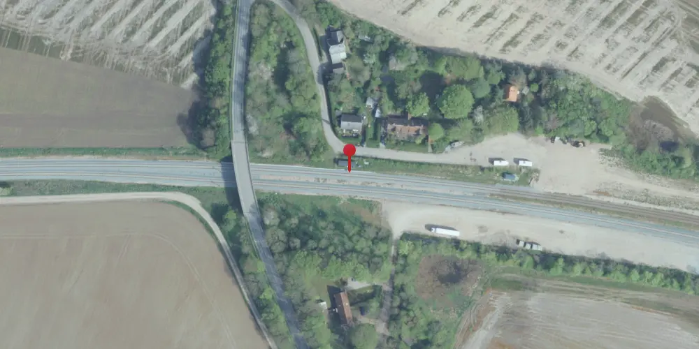 Historisk kort over Værslev Teknisk Station