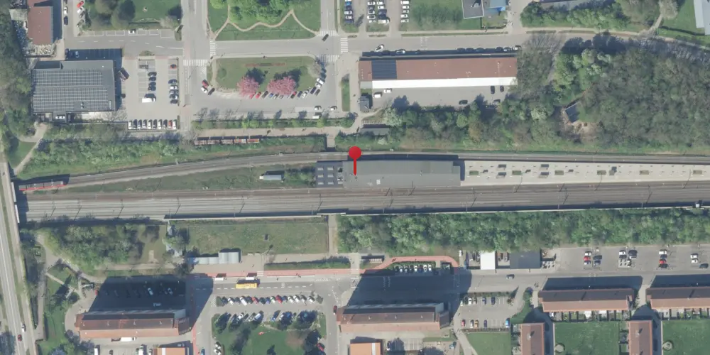 Historisk kort over Brøndbyøster S-togstrinbræt Historisk kort over Brøndbyøster S-togstrinbræt