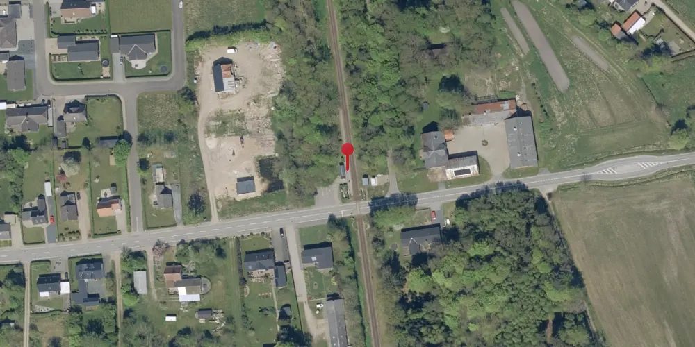 Historisk kort over Brøns Trinbræt