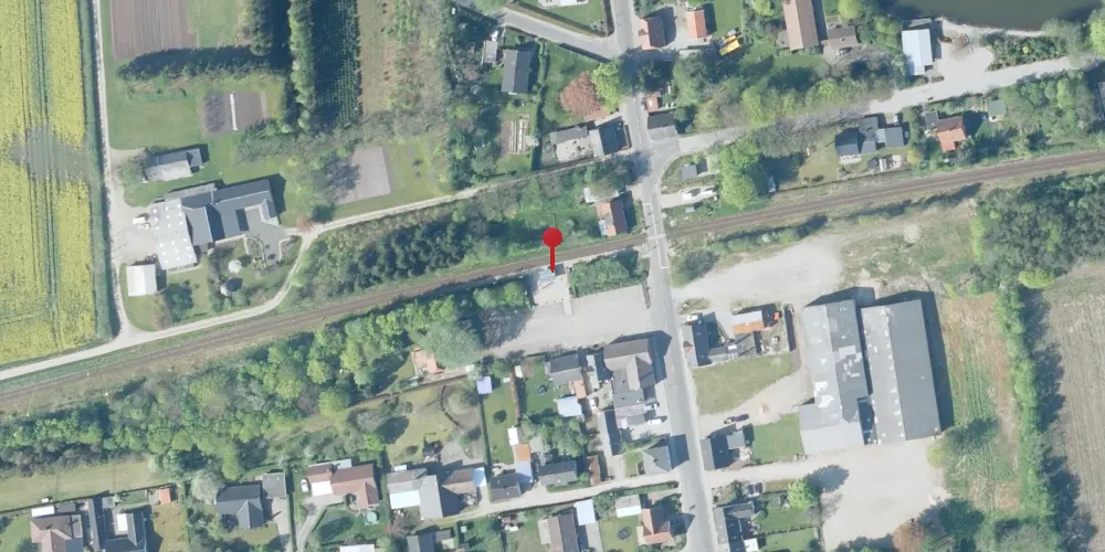 Historisk kort over Bur Trinbræt