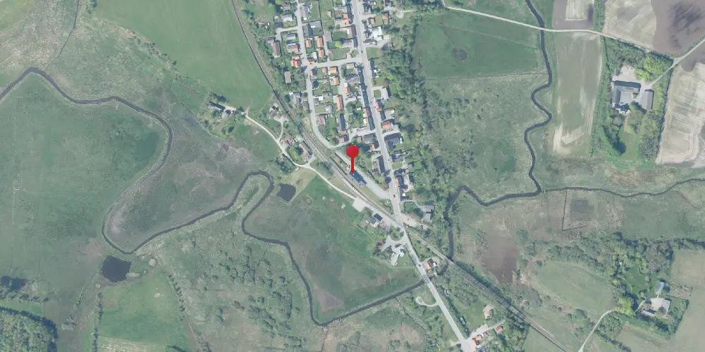 Historisk kort over Bækmarksbro Station Historisk kort over Bækmarksbro Station