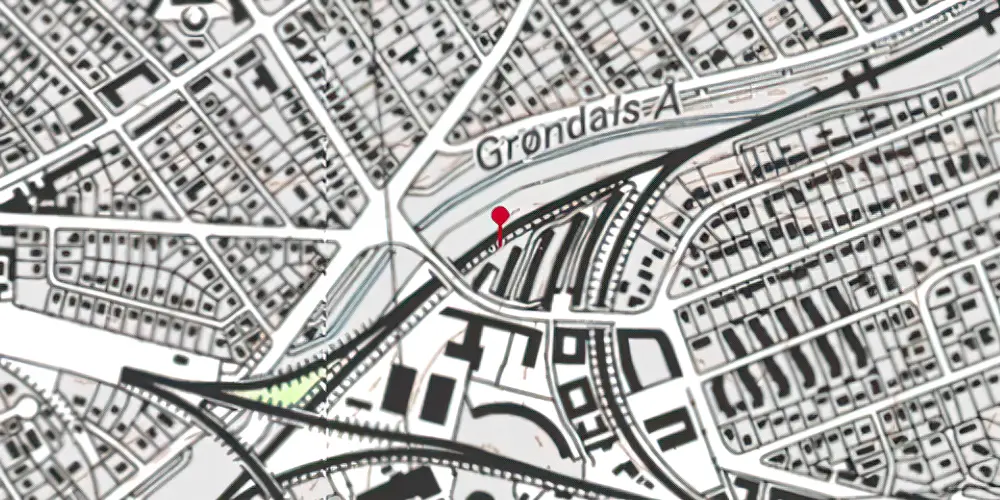 Historisk kort over C.F. Richs Vej S-togstrinbræt Historisk kort over C.F. Richs Vej S-togstrinbræt