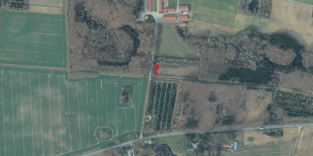 Historisk kort over Conradineslyst Trinbræt