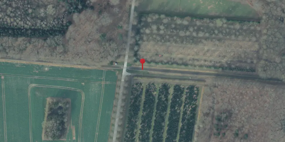 Historisk kort over Conradineslyst Trinbræt