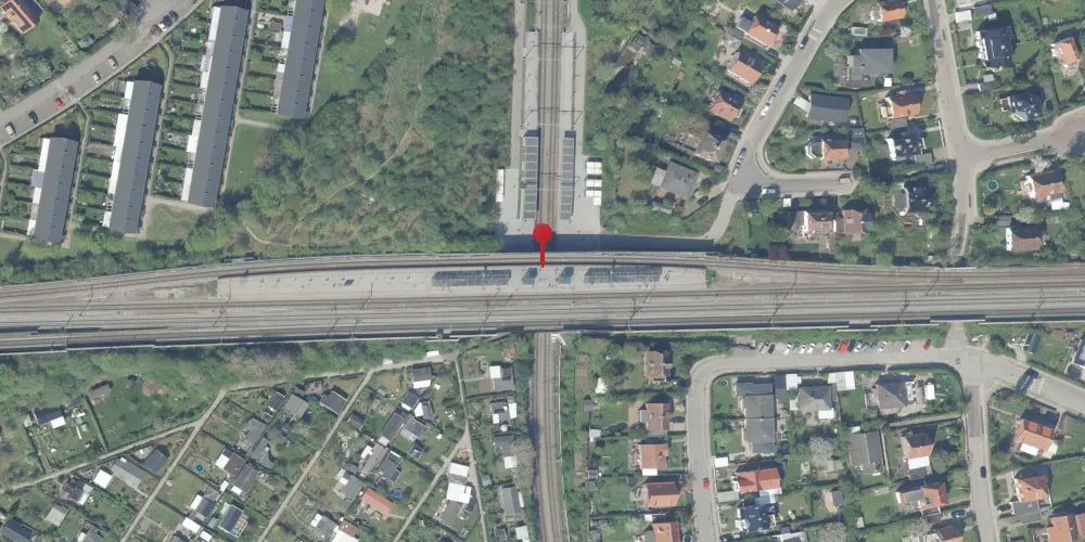 Historisk kort over Danshøj Trinbræt