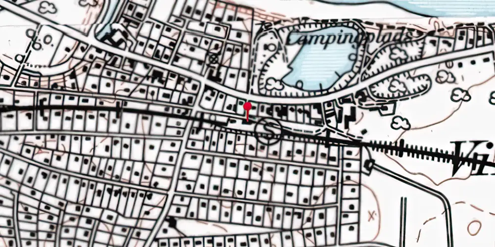 Historisk kort over Dronningmølle Station Historisk kort over Dronningmølle Station