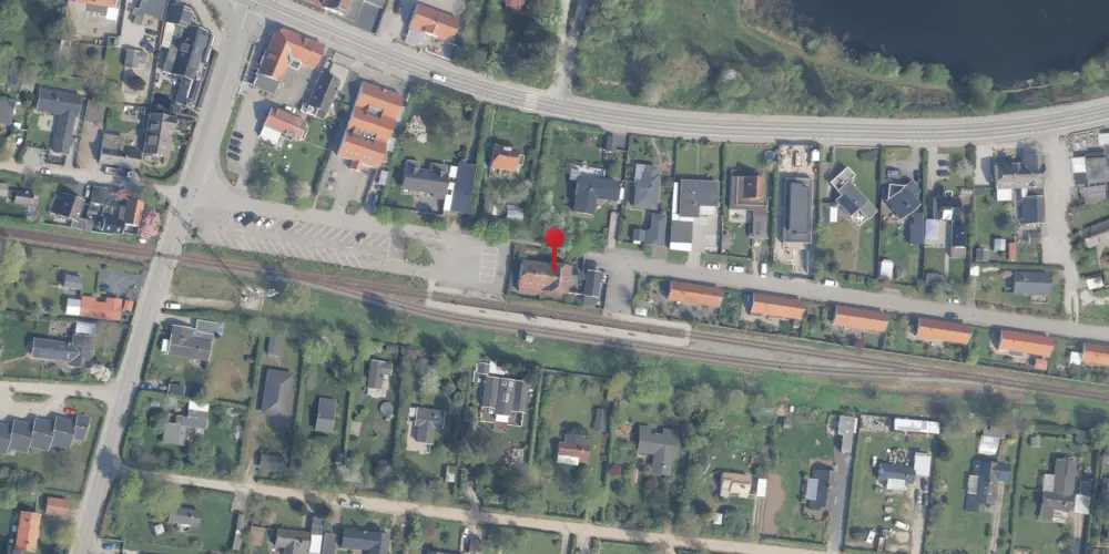 Historisk kort over Dronningmølle Station Historisk kort over Dronningmølle Station