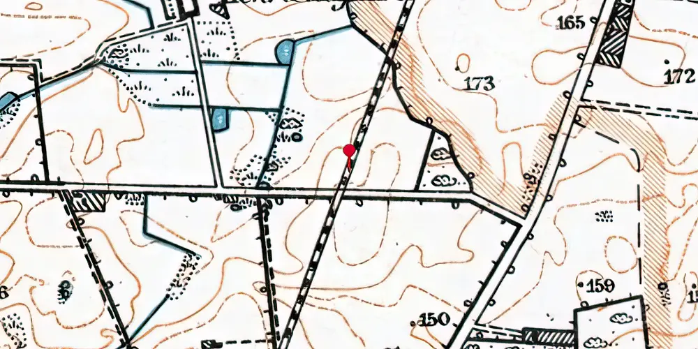 Historisk kort over Egelund Trinbræt Historisk kort over Egelund Trinbræt