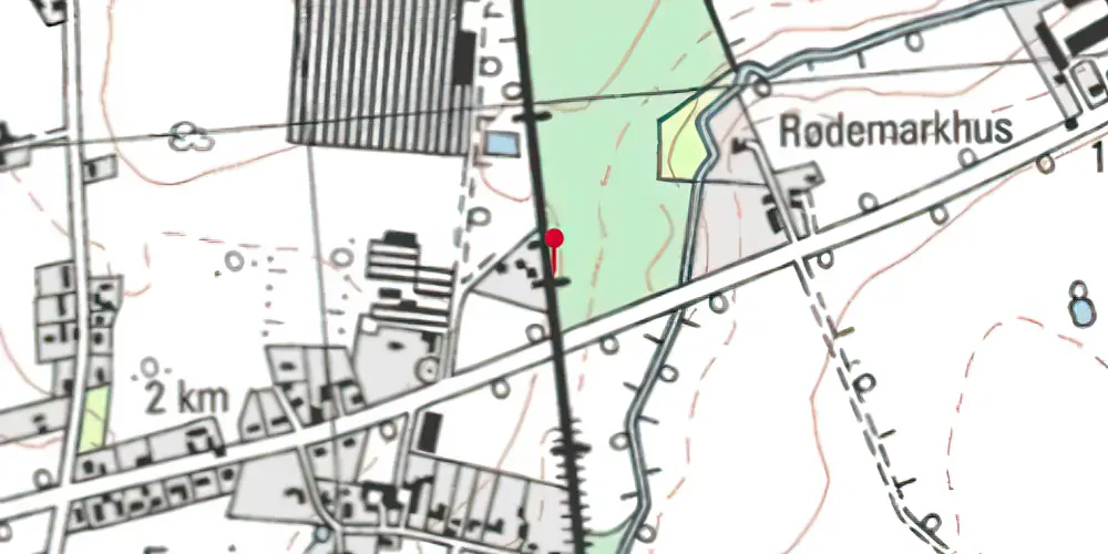 Historisk kort over Egøje Trinbræt Historisk kort over Egøje Trinbræt