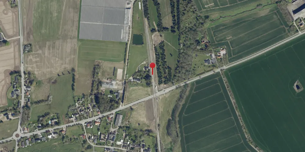 Historisk kort over Egøje Trinbræt Historisk kort over Egøje Trinbræt