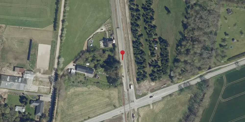 Historisk kort over Egøje Trinbræt Historisk kort over Egøje Trinbræt