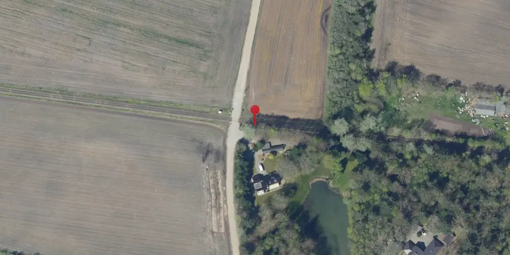 Historisk kort over Elkærdam Trinbræt