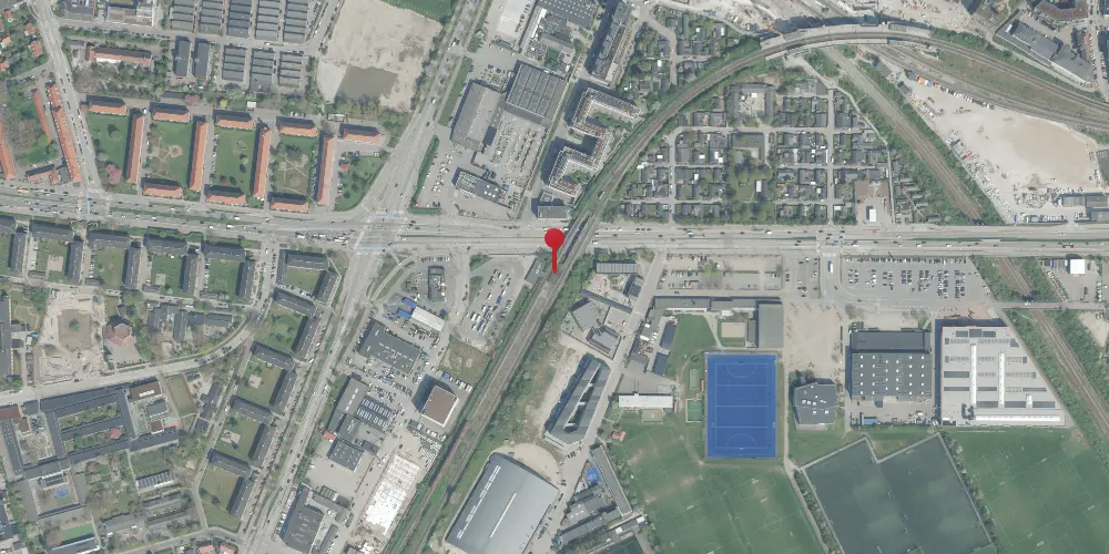 Historisk kort over Ellebjerg Station Historisk kort over Ellebjerg Station