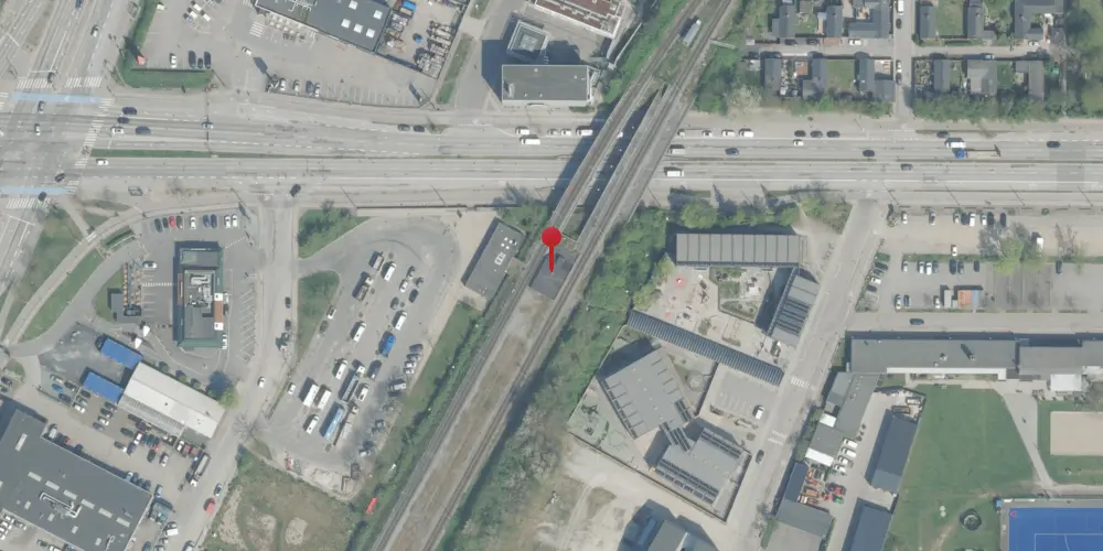 Historisk kort over Ellebjerg Station Historisk kort over Ellebjerg Station