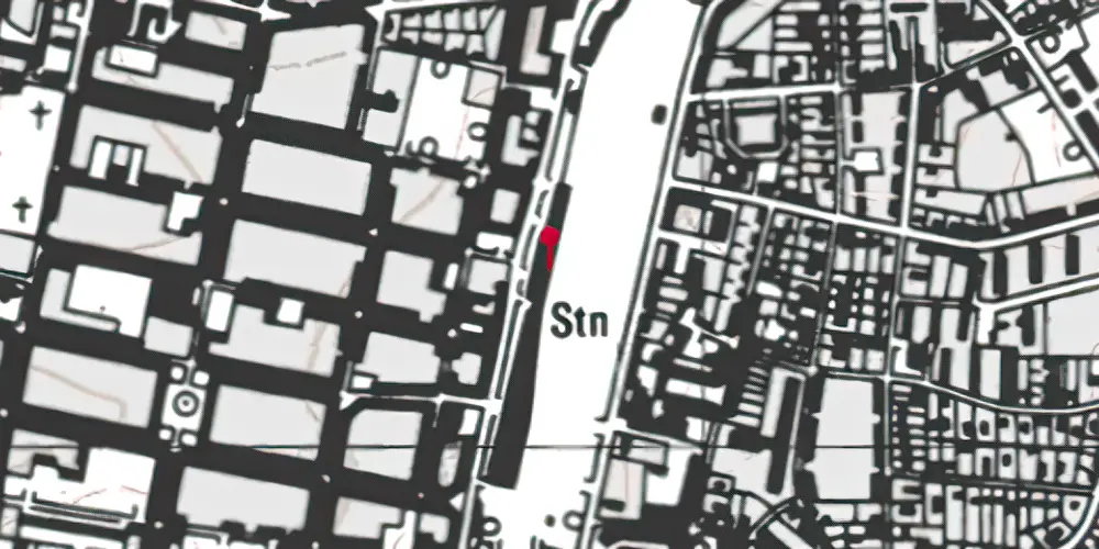 Historisk kort over Esbjerg Station Historisk kort over Esbjerg Station