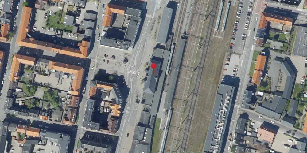 Historisk kort over Esbjerg Station Historisk kort over Esbjerg Station