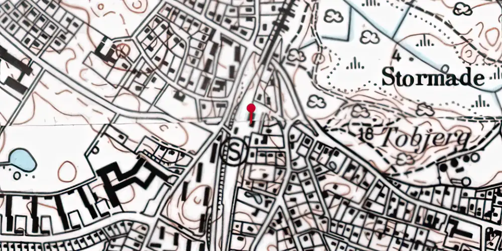 Historisk kort over Espergærde Station