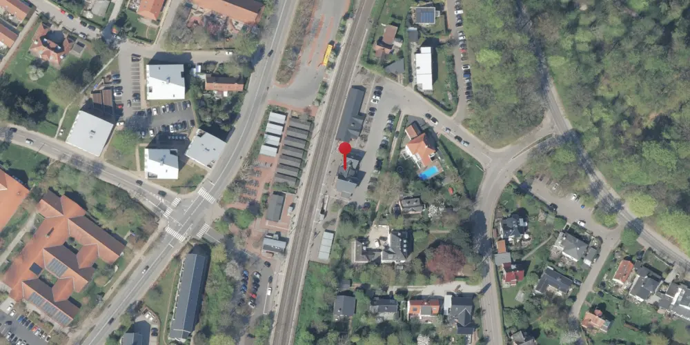 Historisk kort over Espergærde Station