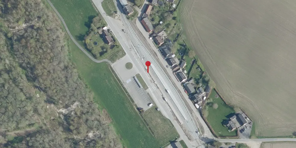 Historisk kort over Faxe Syd Trinbræt