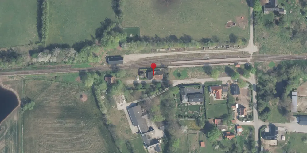 Historisk kort over Firhøj Station Historisk kort over Firhøj Station