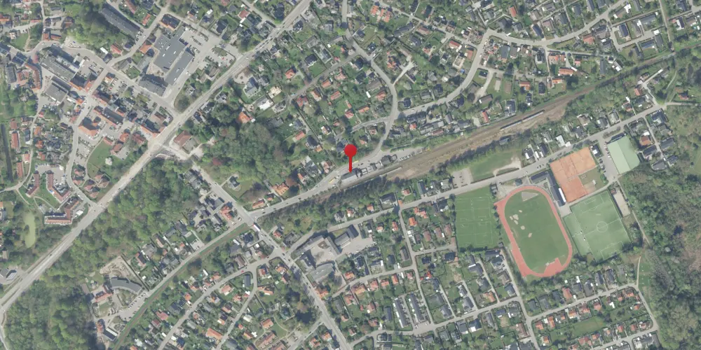 Historisk kort over Fredensborg Station Historisk kort over Fredensborg Station