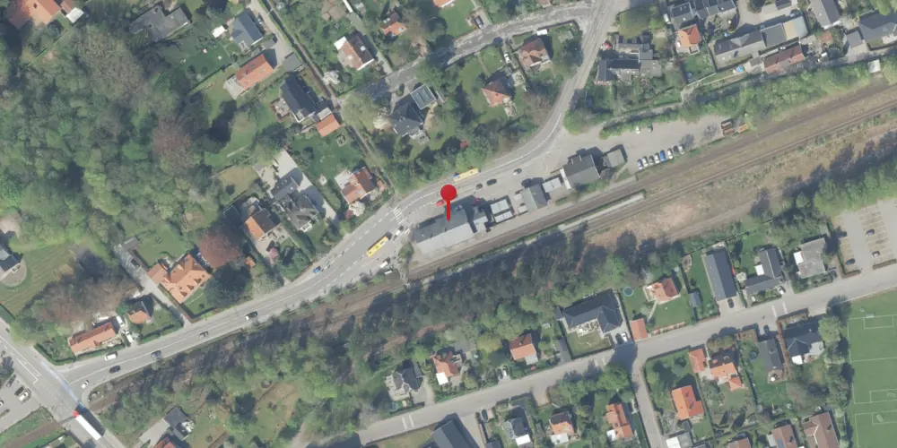 Historisk kort over Fredensborg Station Historisk kort over Fredensborg Station