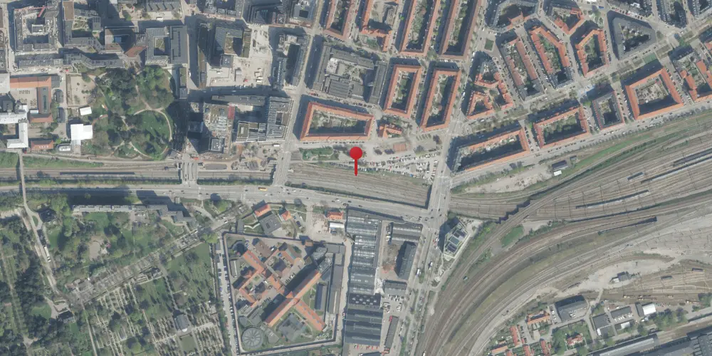 Historisk kort over Frederiksberg Trinbræt