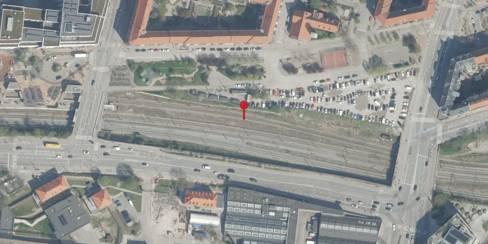 Historisk kort over Frederiksberg Trinbræt