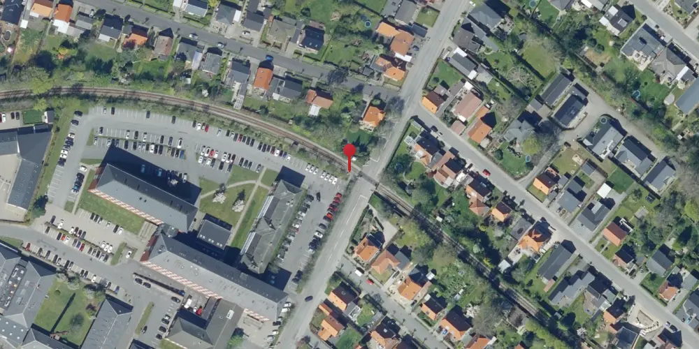 Historisk kort over Frisvadvej Trinbræt