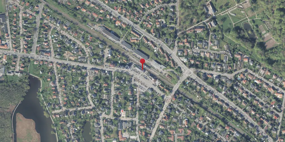 Historisk kort over Gentofte Station Historisk kort over Gentofte Station