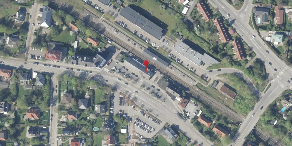 Historisk kort over Gentofte Station Historisk kort over Gentofte Station