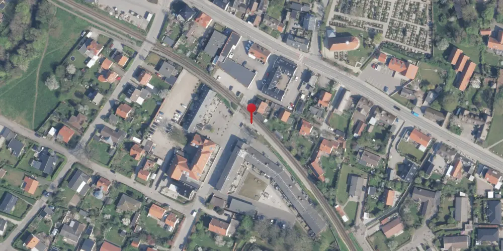 Historisk kort over Gilleleje Øst Trinbræt