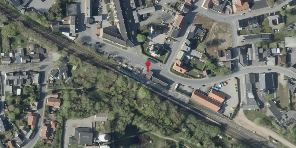 Historisk kort over Give Station