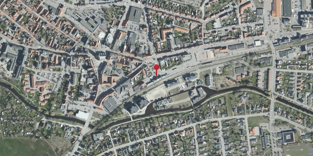 Historisk kort over Grenaa Station [1876-2016]