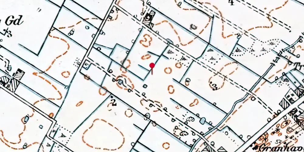 Historisk kort over Greve S-togstrinbræt Historisk kort over Greve S-togstrinbræt