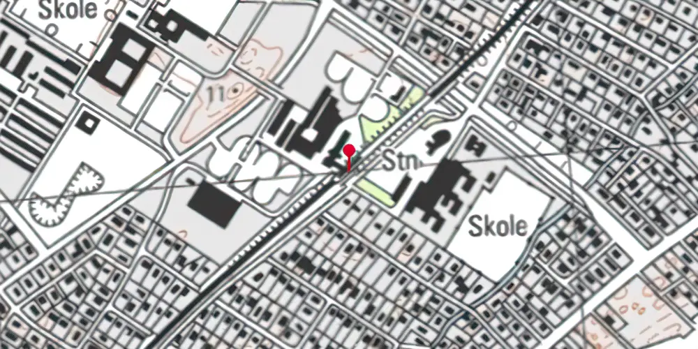 Historisk kort over Greve S-togstrinbræt Historisk kort over Greve S-togstrinbræt