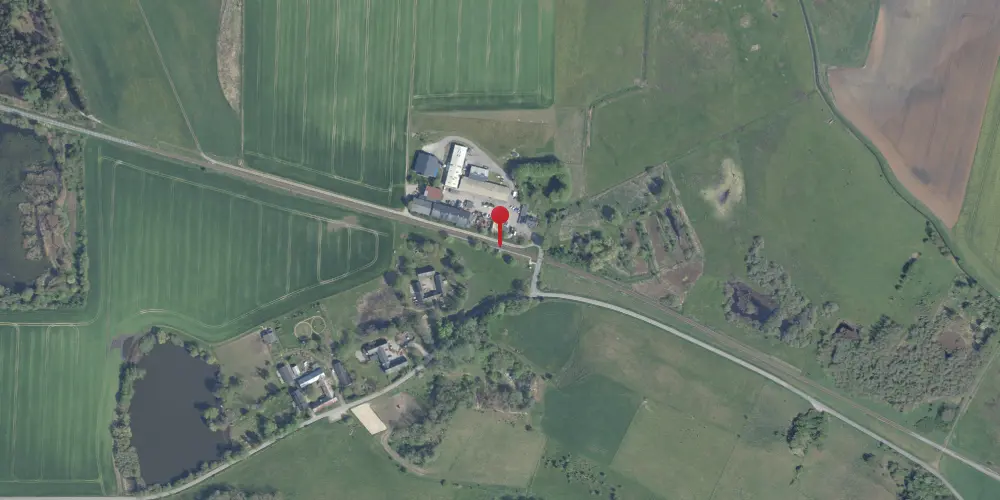 Historisk kort over Grimstrup Trinbræt