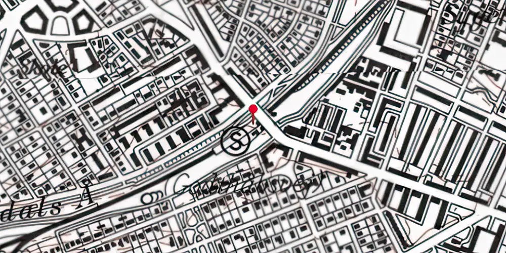 Historisk kort over Grøndal S-togstrinbræt